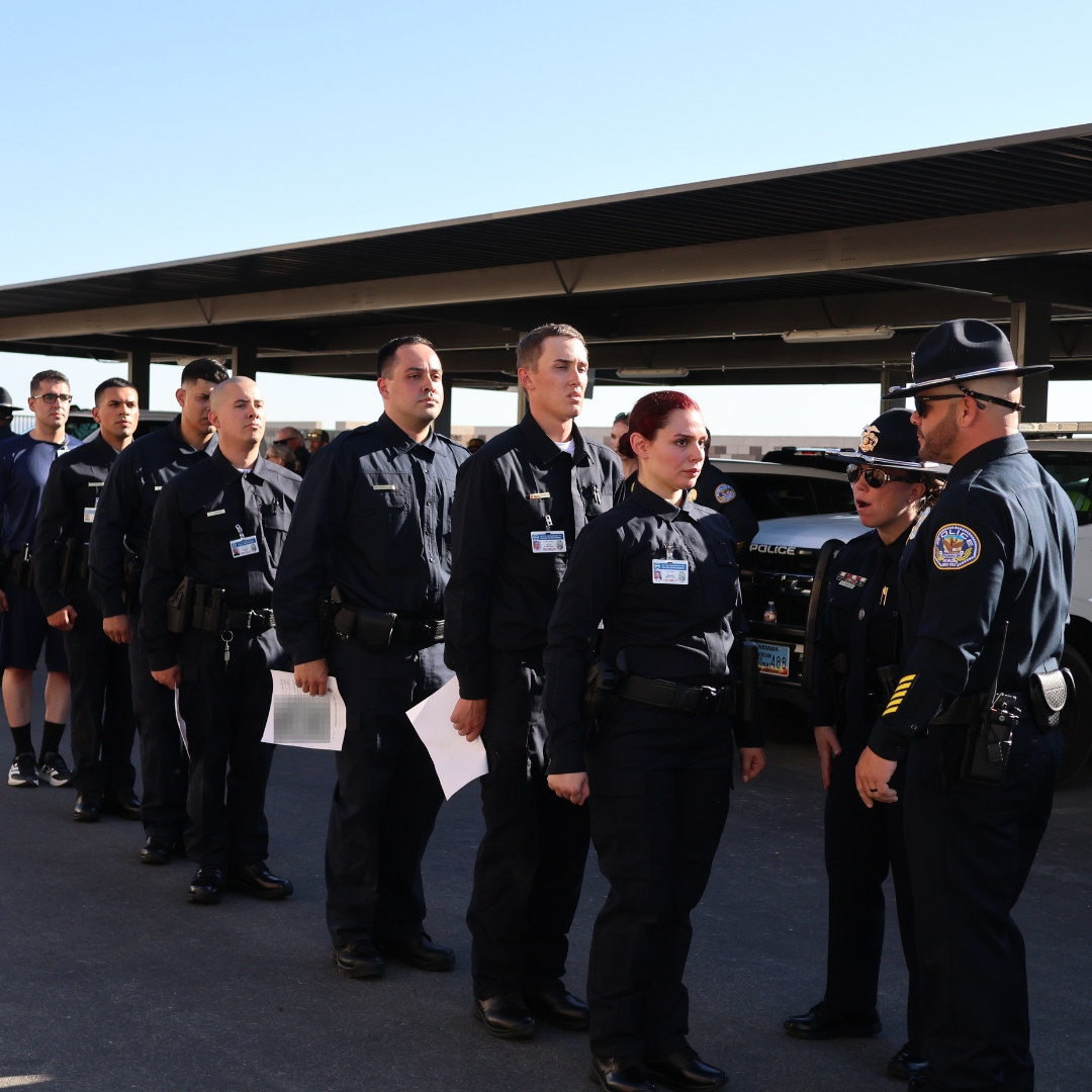 HendersonNVPD's tweet photo. 56 recruits. 1 historic class. Near-zero officer vacancy in sight. 🚔
Day 1 for the largest police academy class in the history of HPD. A near-zero officer vacancy rate is a rare milestone in law enforcement and reflects the City’s sustained commitment to public safety. https://t.co/zYh1ew2Erk