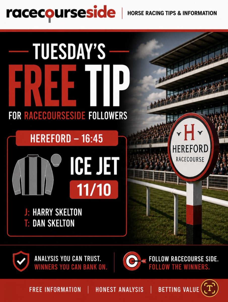 Racecourse-side tweet media