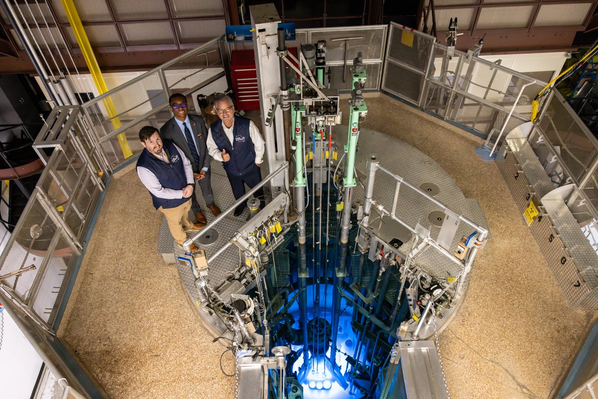 RepMarkAlford's tweet photo. Stopped by @Mizzou for a long-awaited tour of the Research Reactor (MURR) & the engineering school with their outstanding team. It is on full display that Missouri is leading the way in innovation. 👏

Proud to support critical innovation from MURR by securing $4.2 million through @HouseAppropsGOP! 🔬