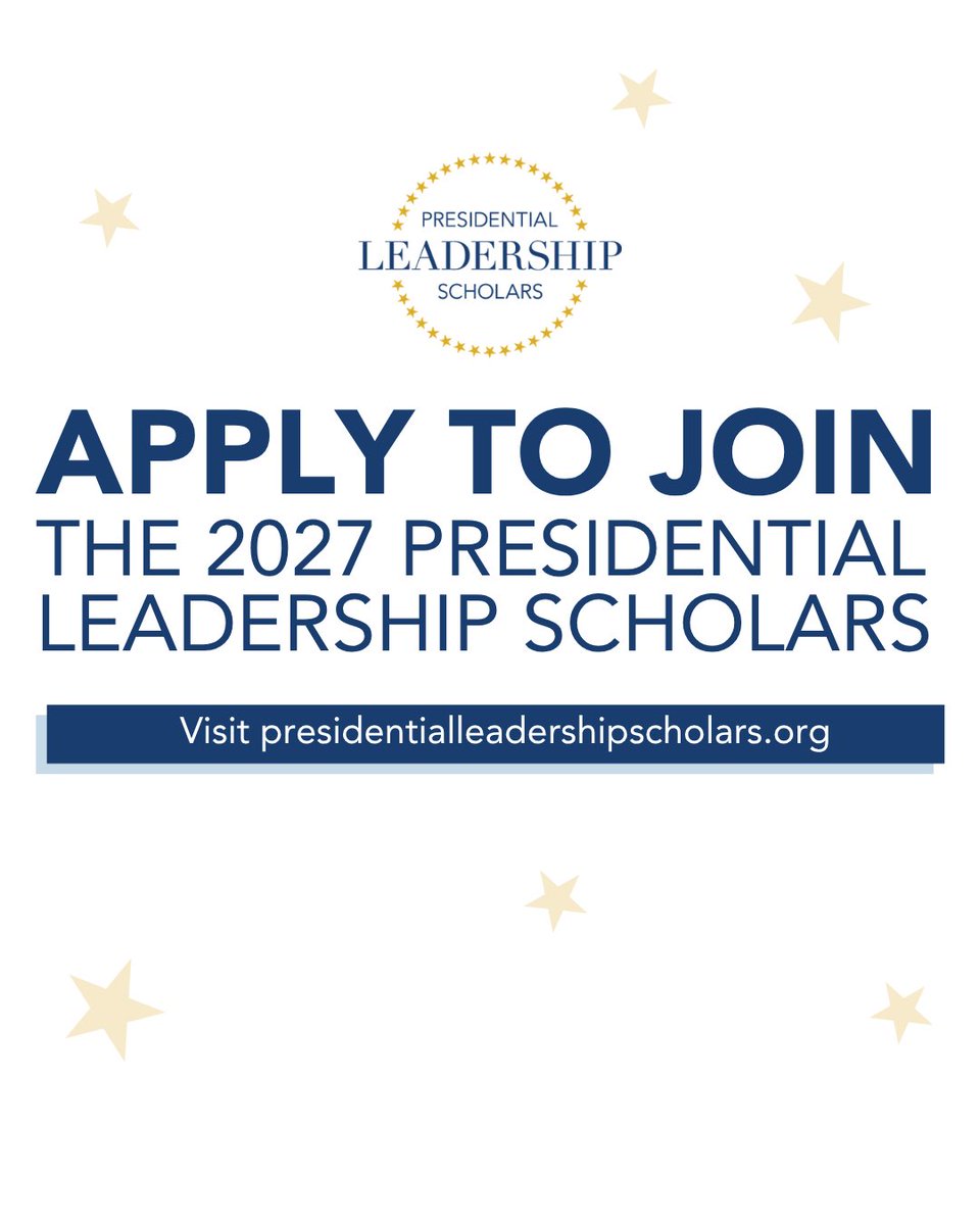 Presidential Leadership Scholars tweet media