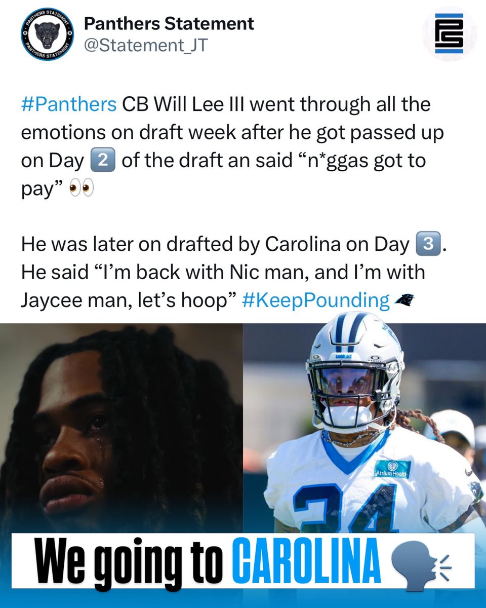 Panthers Statement tweet media