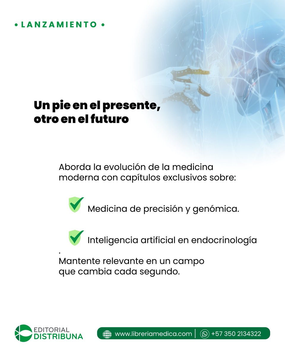 distribuna's tweet photo. ¿Te imaginas una obra monumental de 1478 páginas de conocimiento diseñada especialmente para la consulta rápida? Así es nuestro Tratado de Endocrinología de ACE.

Adquiérelo hoy por tan solo 590.000 COP en https://t.co/n2Iduj7uWl

#Distribuna #ACE #endocrinología #lanzamiento https://t.co/Iiu4SScyQ7