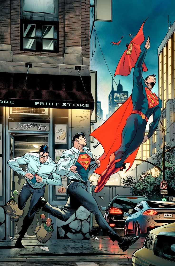 anarky2099's tweet photo. Superman by Jorge Jimenez https://t.co/KAIscYs39O