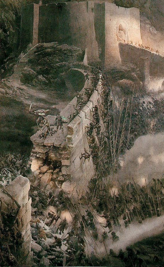 nimgaladh's tweet photo. The Battle of the Hornburg https://t.co/QJgXk6ZTqB