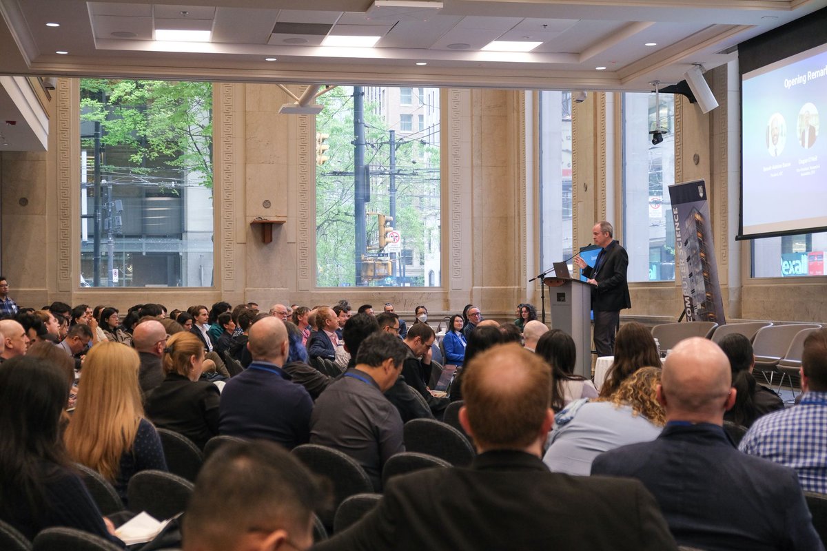 sfu_cs_ai's tweet photo. We were happy to be part of the B.C. AI Research-to-Adoption Summit last week co-hosted by @ubcscience &amp; @SFU_CompSci 🎊🎊🎊 It was great to see this event so well attended! https://t.co/V4sc8MRiRk