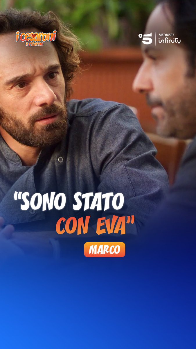fictionmediaset's tweet photo. Marco  con Eva?
Noi così come Walter 😳
#ICesaroni
@MedInfinityIT @icesaronitv @Publispei https://t.co/xWWpqzfHPQ