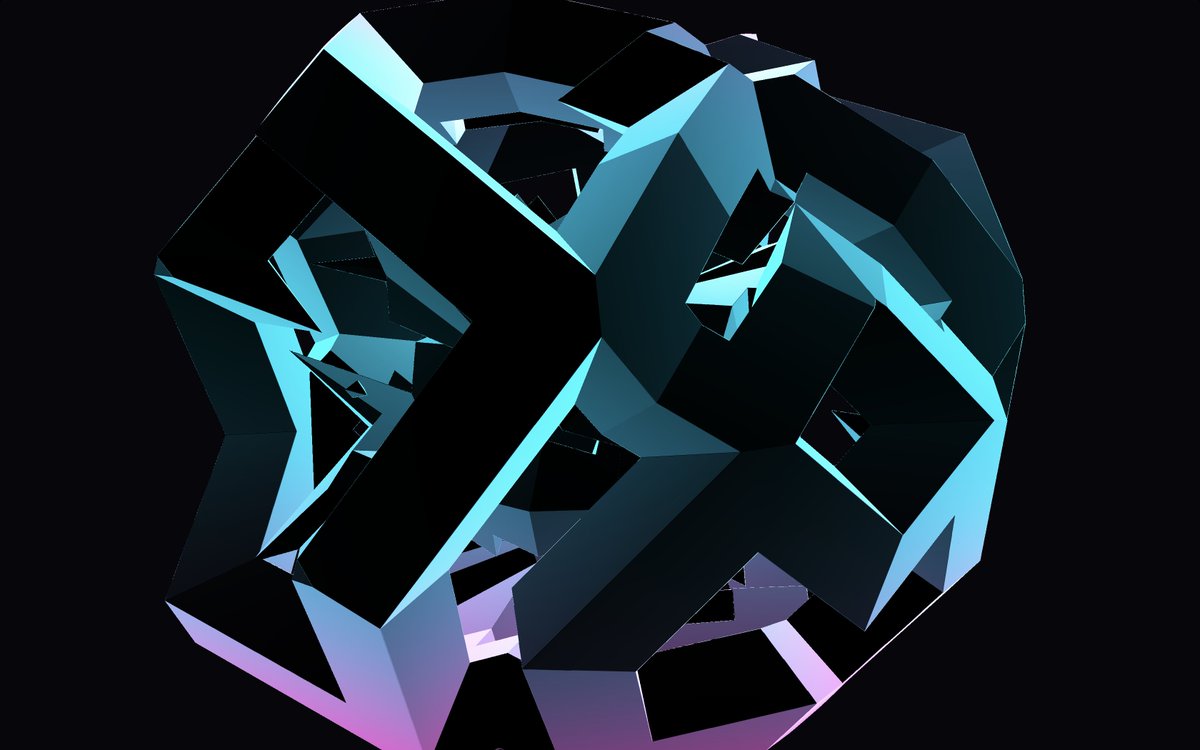 Shadertoy's tweet photo. The Shader of the Week is 'Reactor de Núcleo de Cristal' by gus78 : https://t.co/fk3AR0iXKh https://t.co/5iCFK7Z1ig