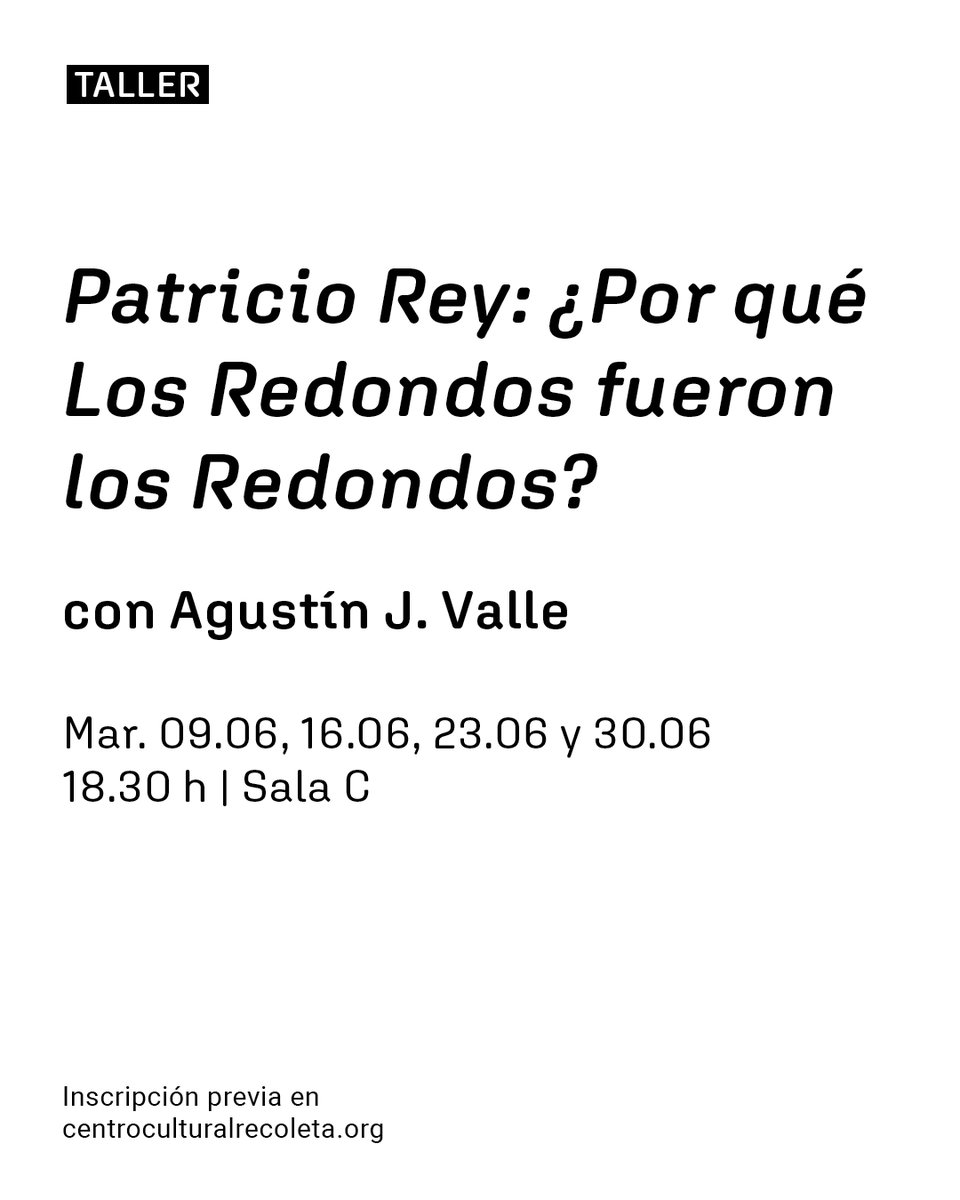 CENTRO CULTURAL RECOLETA tweet media