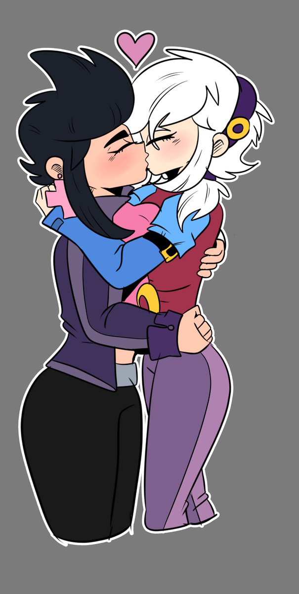Bibi x Colette 
#brawlstars
#fanartㅤㅤㅤㅤ