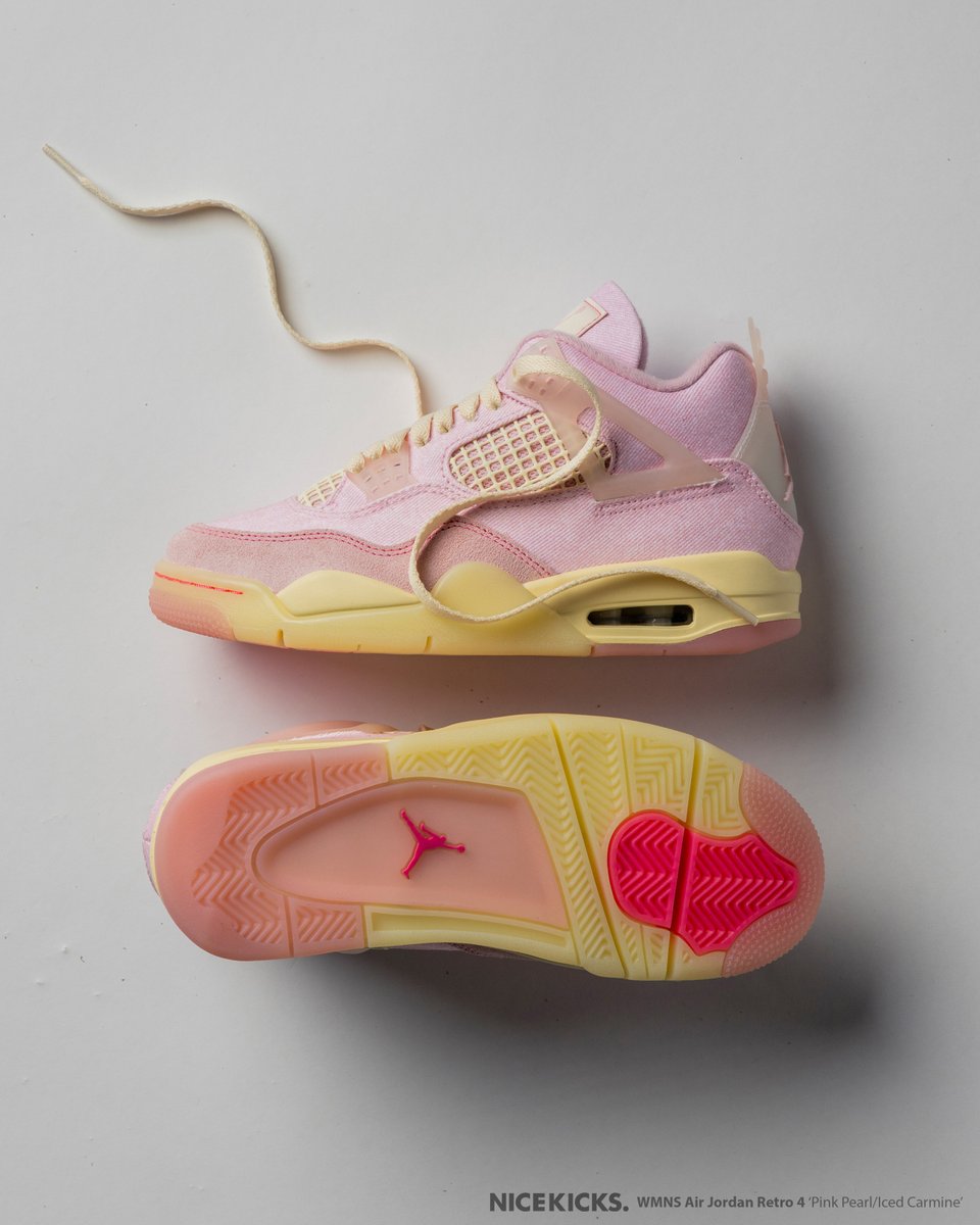 shopnicekicks's tweet photo. AIR JORDAN 4 RETRO PINK PEARL AND ICED CARMINE 
https://t.co/0Fh0It71M6 https://t.co/nFFToMIOF0