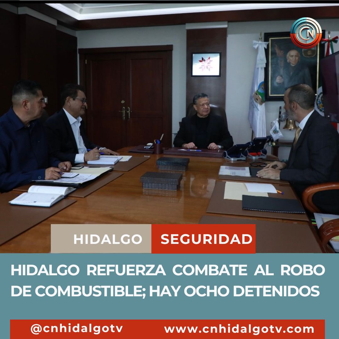 #CNHIDALGO| 🚔⛽ #Hidalgo refuerza el combate al robo de combustible

Autoridades estatales reportaron la detención de ocho personas presuntamente relacionadas con el huachicoleo en #Pachuca y #Epazoyucan.

Además, en #TulaDeAllende aseguraron 27 kilos de droga y en #Atitalaquia