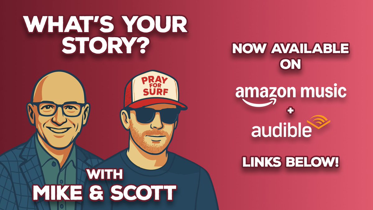 WYSPodcast_com's tweet photo. Great news: You can now catch @mikelindstrom &amp; @thescottleese alongside your other favorite podcasts on Amazon Music and Audible!

Take us on your next run or listen to us in your car.

Next show drops tomorrow morning!

Links in the comments. https://t.co/KC8c4QIjcb