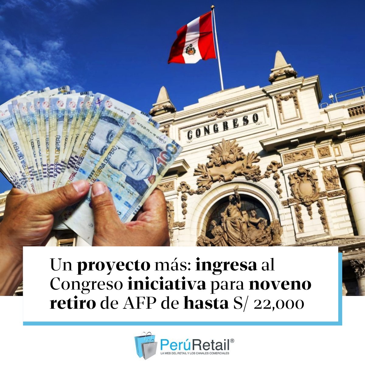 peruretail's tweet photo. 🔴💸La iniciativa legislativa se suma a otras propuestas en el Congreso que buscan permitir el acceso extraordinario a los fondos previsionales. Entérate aquí. ►https://t.co/83BVHD9hly
#RetiroAFP #Congreso #AFP #Economía #Perú https://t.co/WSPSWgjby0