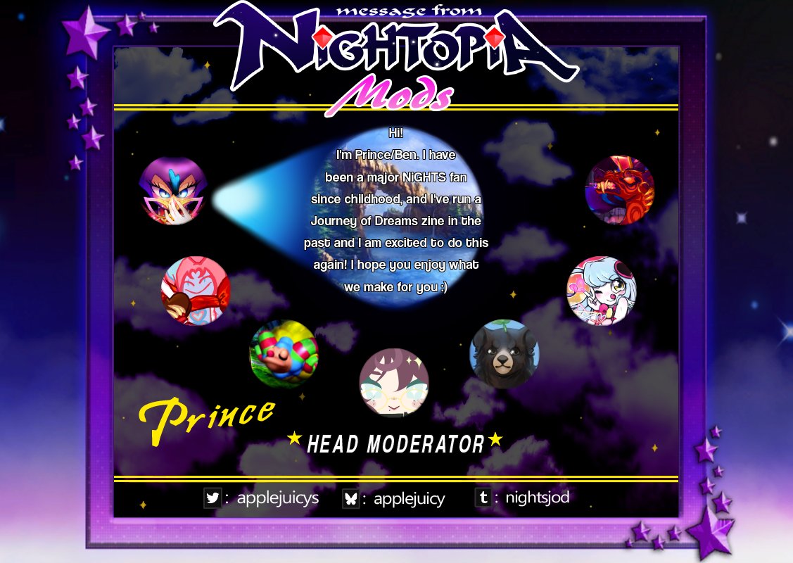 Message From Nightopia: a NiGHTS Zine tweet media