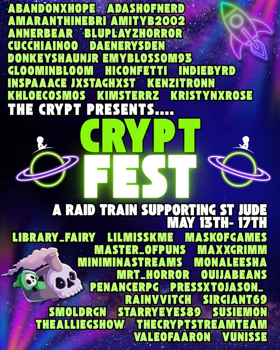 The Crypt Stream Team tweet media