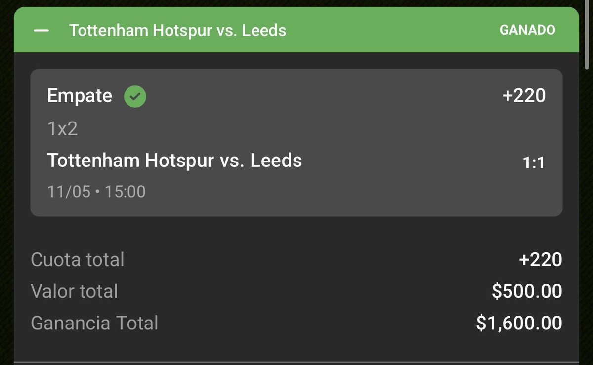 EsotericLifes's tweet photo. Whop and discord ⚽️

Leeds Draw +220✅
Leeds +0.25 +115✅
Leeds ML in another life’s 😆 https://t.co/V4TwnfSX3y