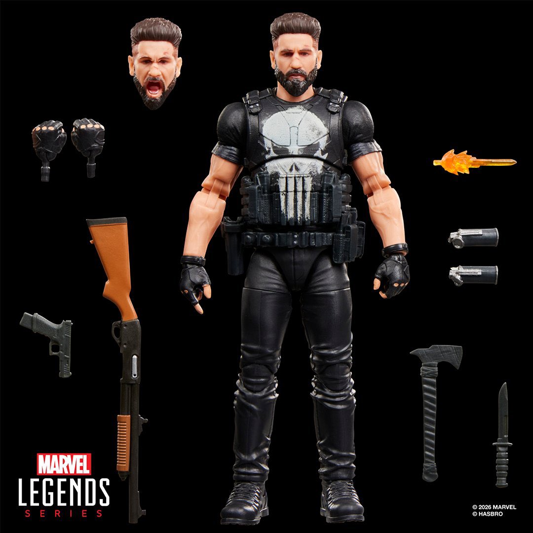 昨晩発表された新作マーベルレジェンドのパニッシャー 去年出たボーン