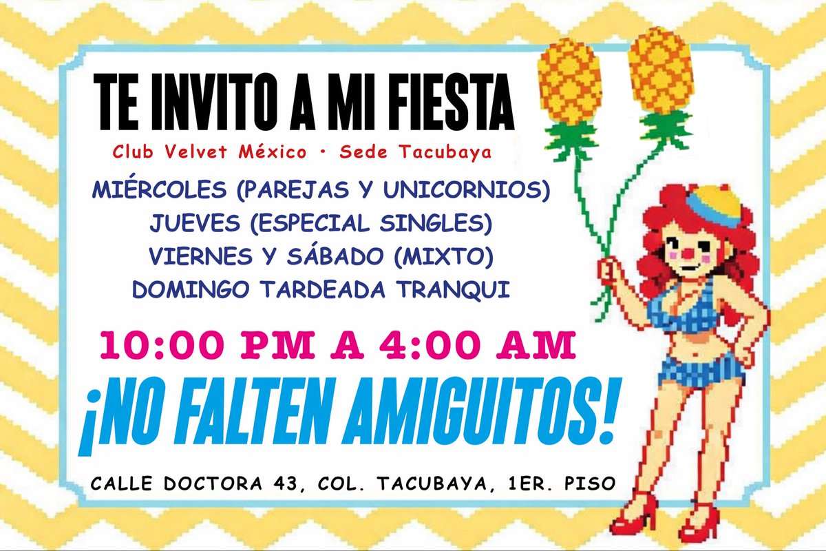 VELVET_cdmx's tweet photo. Tomen nota de nuestros próximos eventos, ya conocidos por Ustedes 

Y queremos agradecer a todos los que han acudido a BOX Bar SW…

Los esperamos nuevamente 🙏🏿 https://t.co/ZVN6RaSHG8