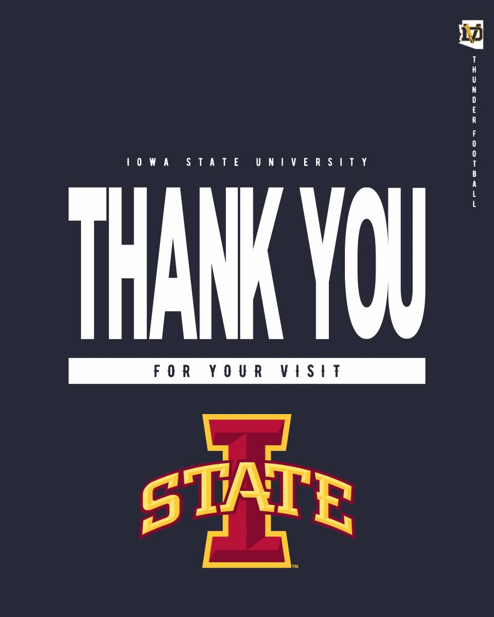 DVFBRecruiting's tweet photo. Thank you @CoachBibbs52 with @CycloneFB for stopping by @DVThunderFB today! https://t.co/sFu16y7TVB