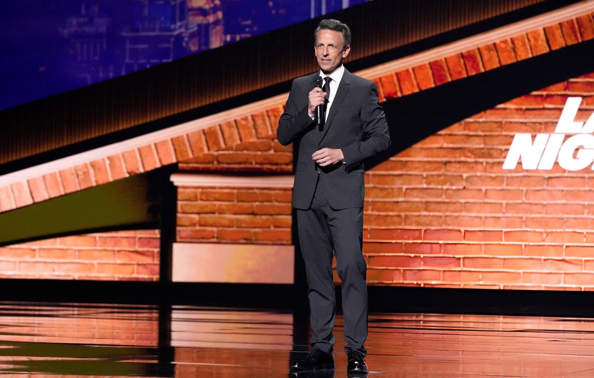Best of Seth Meyers ᡣ𐭩 tweet media