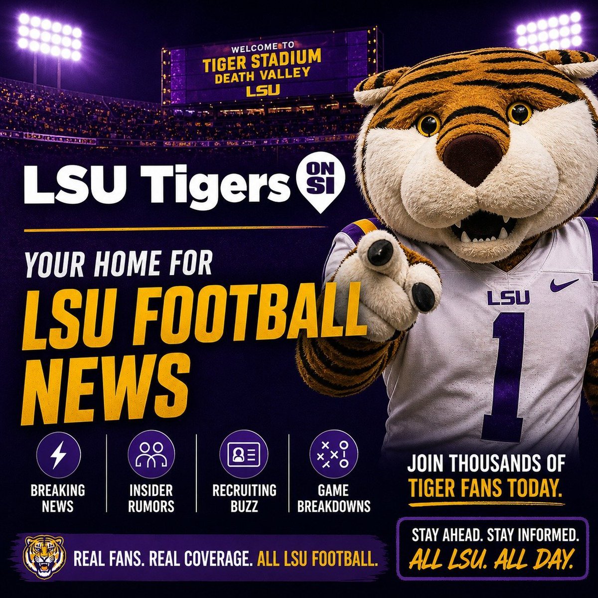 LSU Tigers On SI tweet media