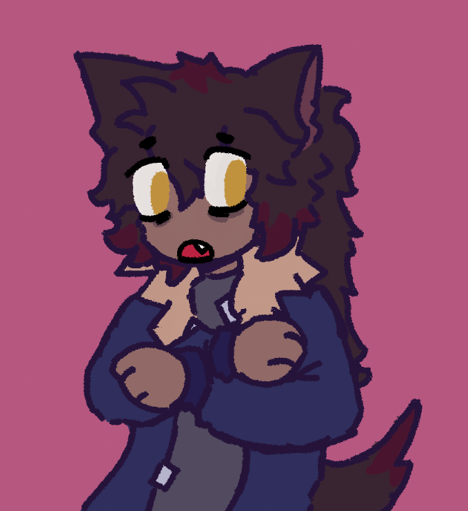 hauntedplshold's tweet photo. I don’t think we have either..

...Well I’m Reese and its nice to meet you! 
[she's still a little tense from the small scare] https://t.co/vnOntIoJH0