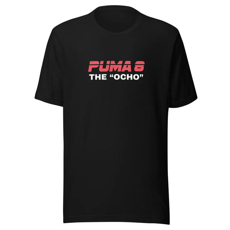 robbyrussell's tweet photo. Hey Rubyists! Who is getting a Puma 8, the "ocho" shirt?

https://t.co/4QHsMf8i2l

Delighted to announce that Puma is officially on @commitgoods. More projects coming! https://t.co/cfWadzLjef