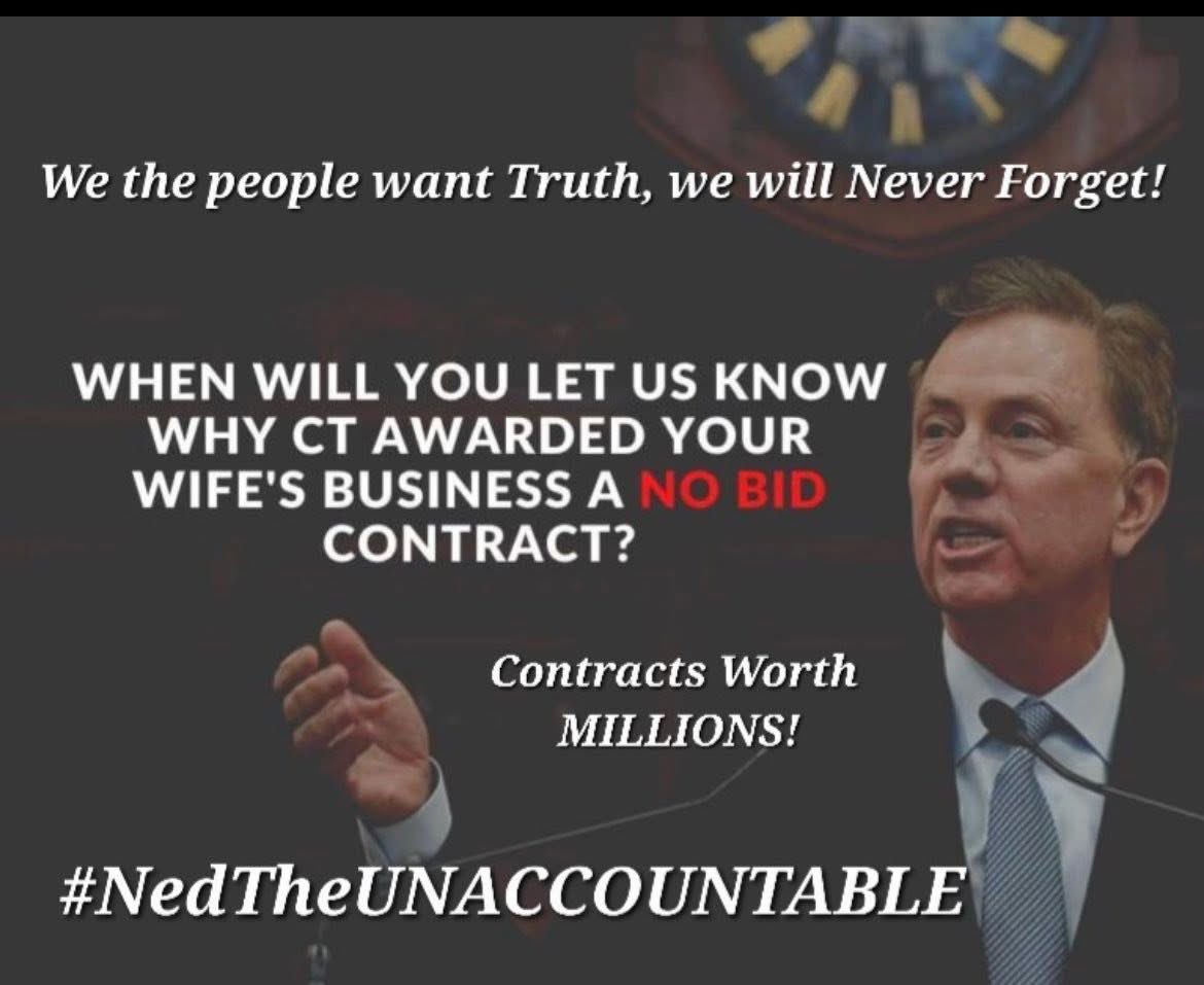 Timothy51149251's tweet photo. Governor Ned Lamont wife Anne Lamont has an offshore bank account in the Cayman Islands that the LT. Governor Susan Bysiewicz helped her set up I have a little birdie on the inside of Ned Lamont inner circle must be the money from to no bid contract this is corruption and Fraud. https://t.co/NO7eGku4i6