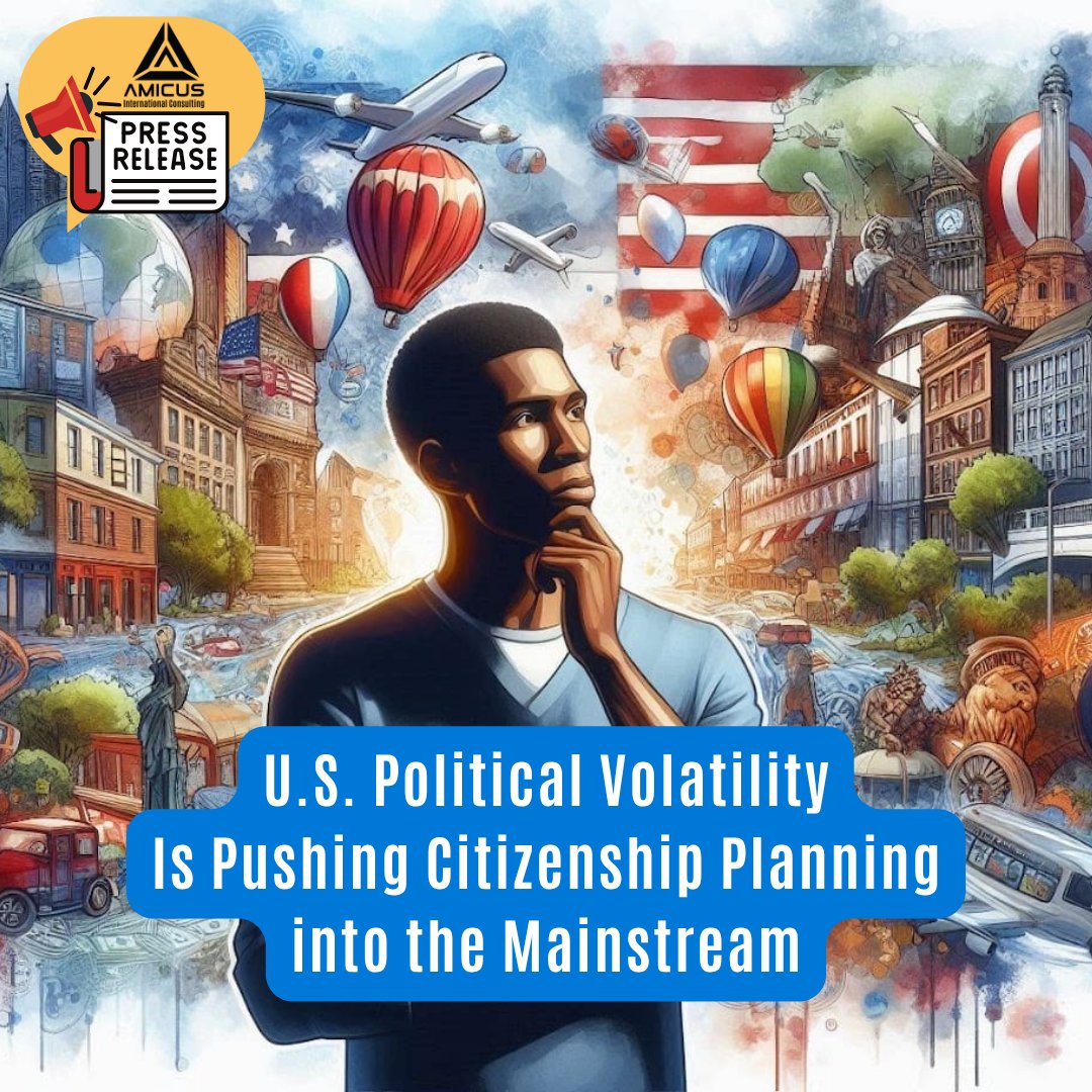 InfoAmicus's tweet photo. #BREAKINGNEWS - For a growing number of #Americans, citizenship planning is no longer a niche conversation; It is entering the mainstream of family and #wealth planning.

Learn more in our #pressrelease: https://t.co/KLlBCrdUhA

#secondpassport #secondcitizenship #newlegalidentity #newidentity #fugitive #newlife #anonymoustravel #anonymousliving #Trump #BitcoinNews #Iran