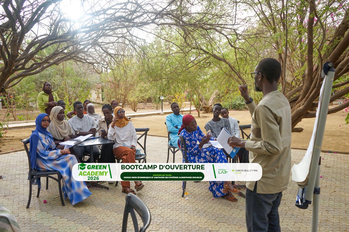 terangalab's tweet photo. Le Bootcamp d’ouverture de la Green Academy 2026 s’achève après deux jours intenses de débats d’idées et de co-construction autour des systèmes alimentaires durables. 🌱🇸🇳

La transition écologique se fera aussi avec une jeunesse capable de penser et construire des solutions. https://t.co/k9hx2Jh0uf