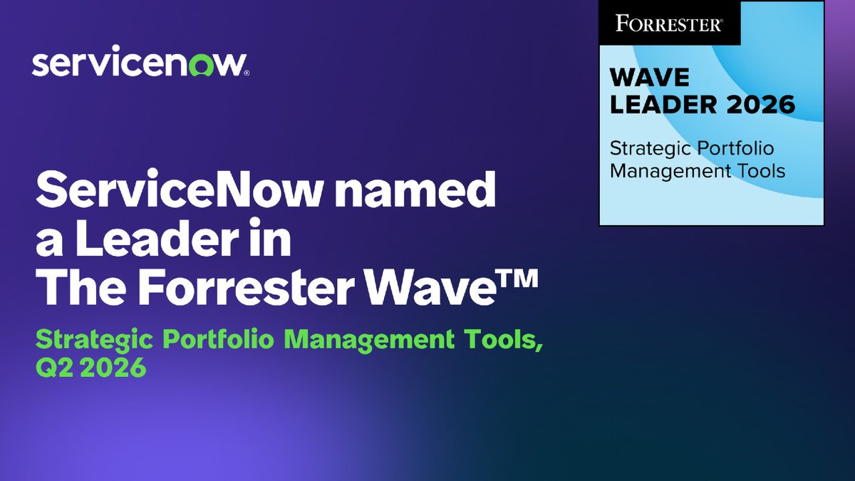 ServiceNow News tweet media