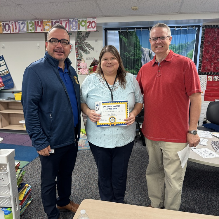 JeterElem's tweet photo. Congratulations to our Jag Staff Member of the Week, Ms. Dingas!

Ms. Dingas works tirelessly with her kindergarten students and is a wonderful Student Council sponsor. We are so grateful for all that she does to support our students and our campus! 🌟 https://t.co/QD1u2HQhVo