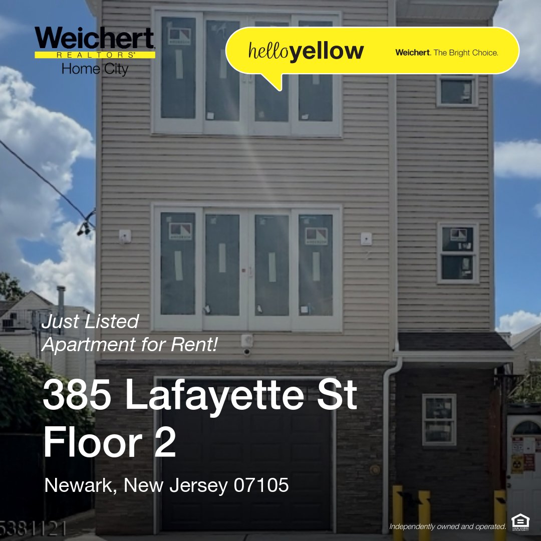 augveris's tweet photo. APARTMENT AVAILABLE FOR RENT 🏡🔑🎈
📍385 Lafayette St, Floor 2, Newark, NJ 07105
💬Looking to Move or Know someone who wants to?
📞Give me a call on (973) 420-5317 https://t.co/bhcg1ZP9kT