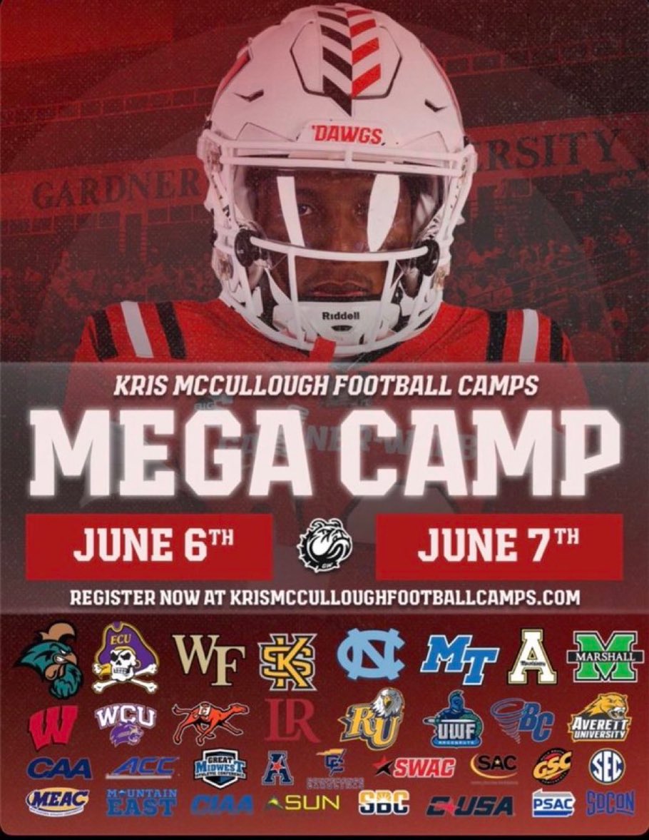DanielS2758's tweet photo. Thank you for the personal invite @CoachShaw_Jake, to the Gardner Webb Prospect Camp. I look forward to coming out and competing  at the camp.
@Coach_KD75 
@Coach_AcWhaley 

HUDL: https://t.co/5ODDJywwAV https://t.co/YmqkiDWhnl