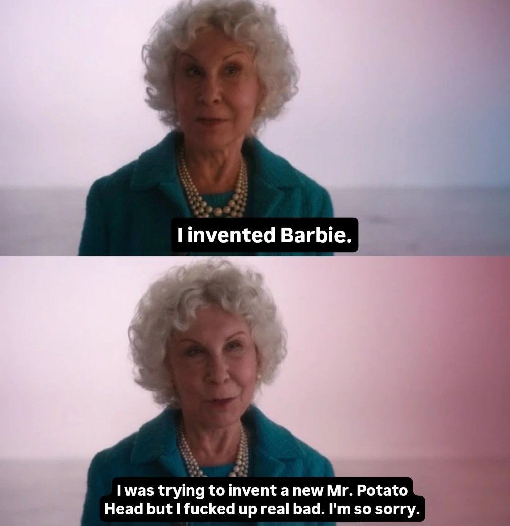 NoahPasternak's tweet photo. This controversial line from the Barbie movie is sparking a discussion https://t.co/g89muEUyzv