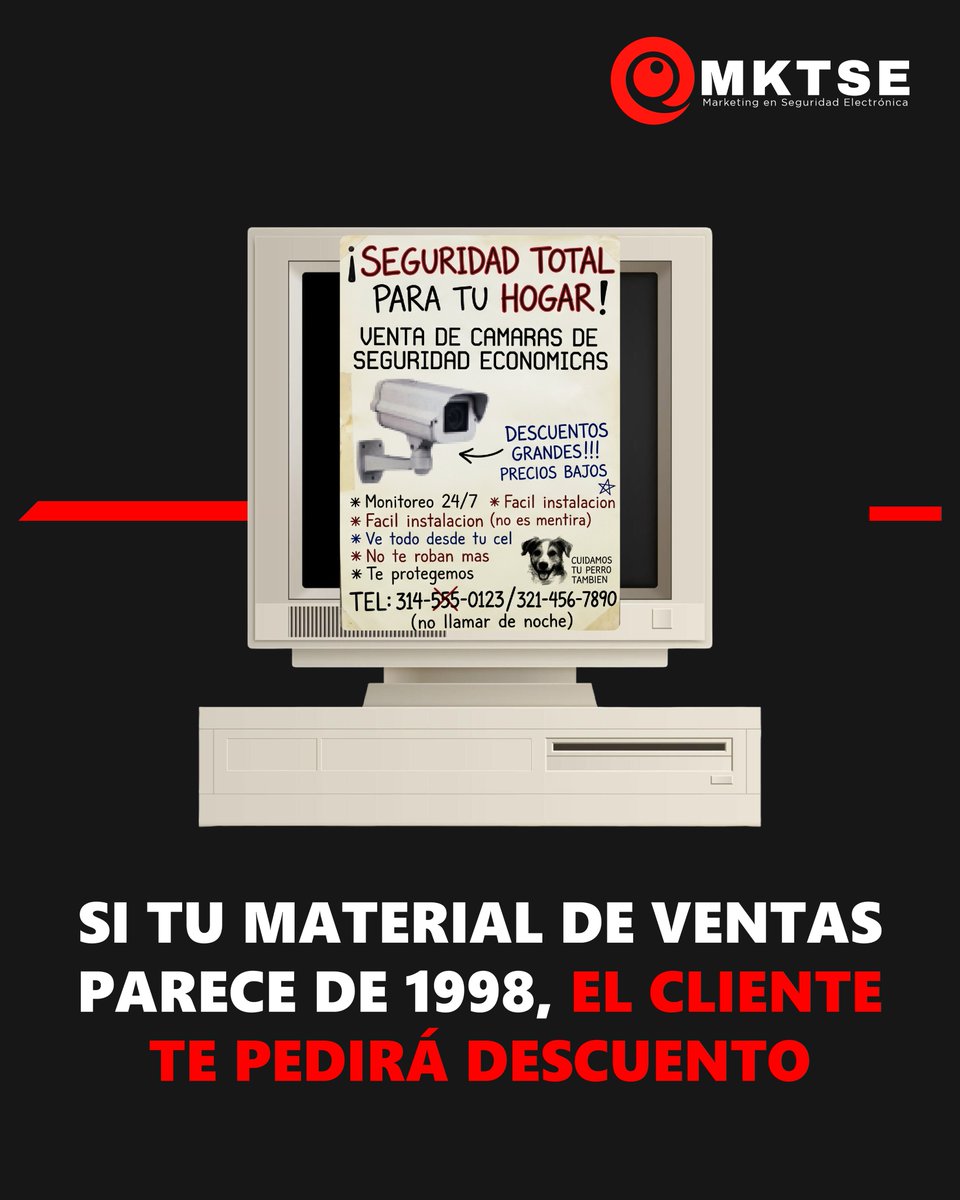 mktense's tweet photo. Si tu propuesta comercial parece hecha en Word, no te quejes si te piden descuento. 📉 Invierte en herramientas de venta profesionales. El diseño vende confianza antes que el técnico venda el equipo. 💼✨ #Ventas #Branding #MKTSE https://t.co/3sL1ZEln76