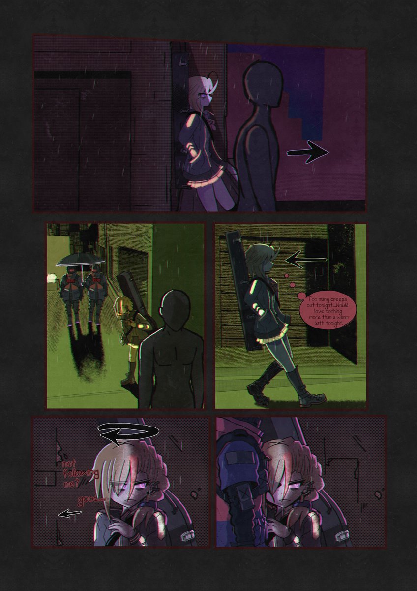 SyrupPineapple's tweet photo. Happy #webcomicday!

I illustrate for a webcomic called "The Shattered" about an assassin girl named Ashe who's forced to be a "normal" college student in a cyberpunk themed dystopian world full of Crime families and gangs.

 Read it for free here: https://t.co/b3kwsPM9X1 https://t.co/HK1RfirXwo