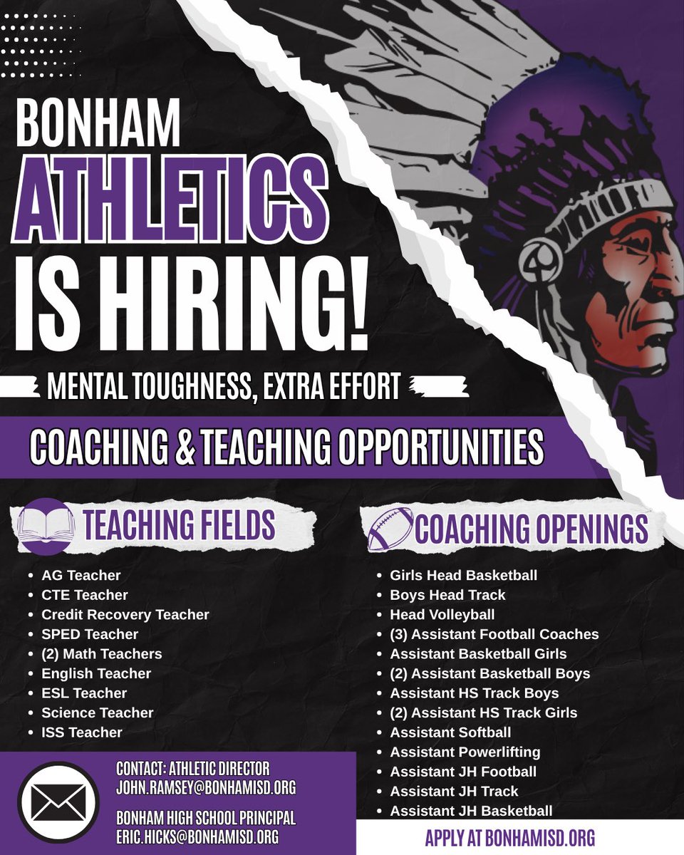 Bonham ISD Athletics tweet media