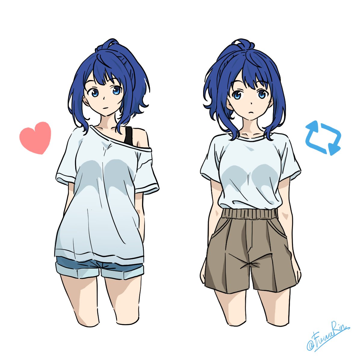 八奈見の私服、どっちが解釈一致❓

#マケイン 
#makeine