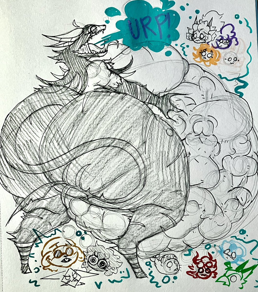 Feasting on Spicy Treats (Comms: OPEN 5/5 ) tweet media