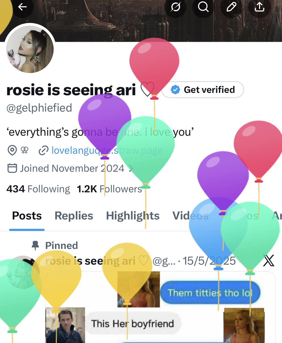 rosie is seeing ari ♡ tweet media