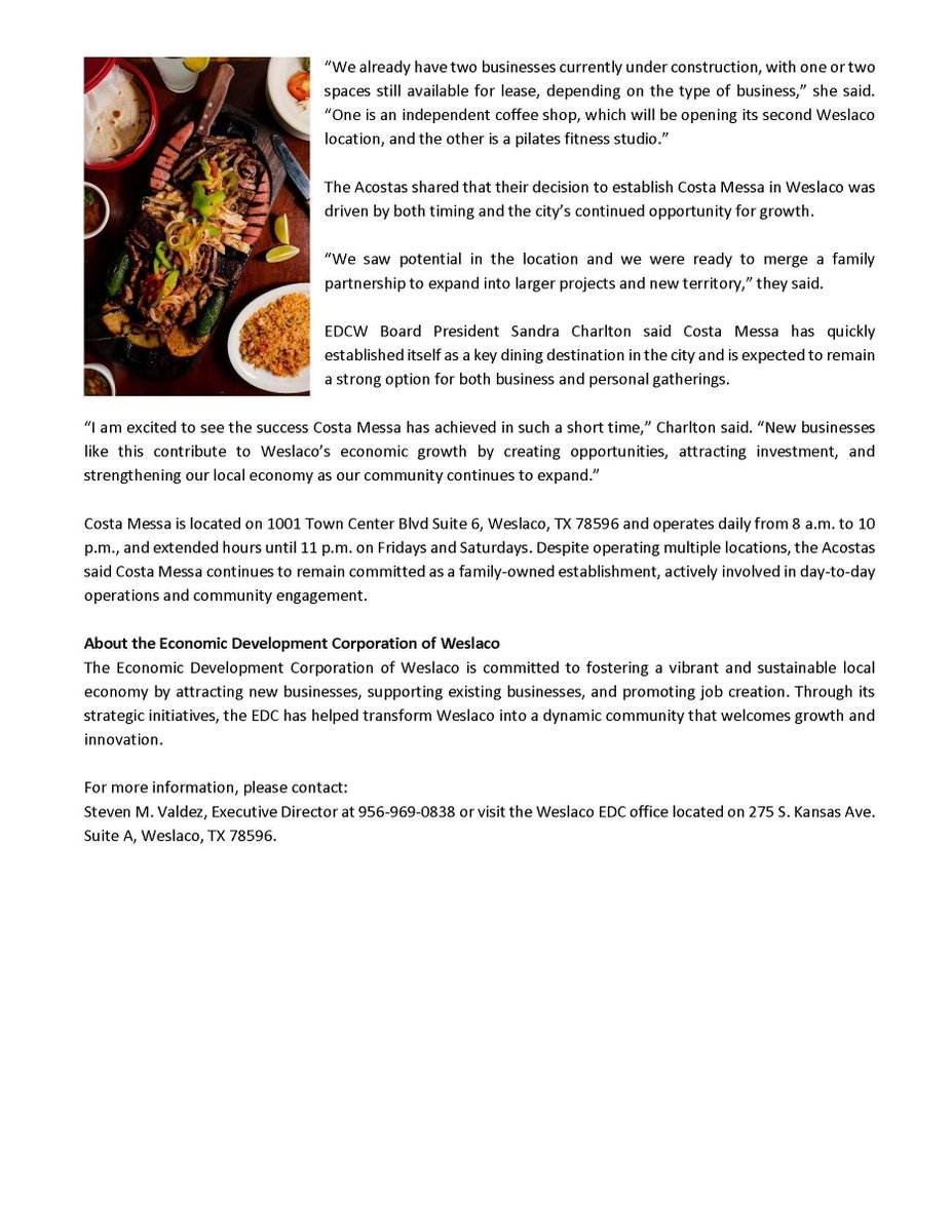Weslaco EDC tweet media