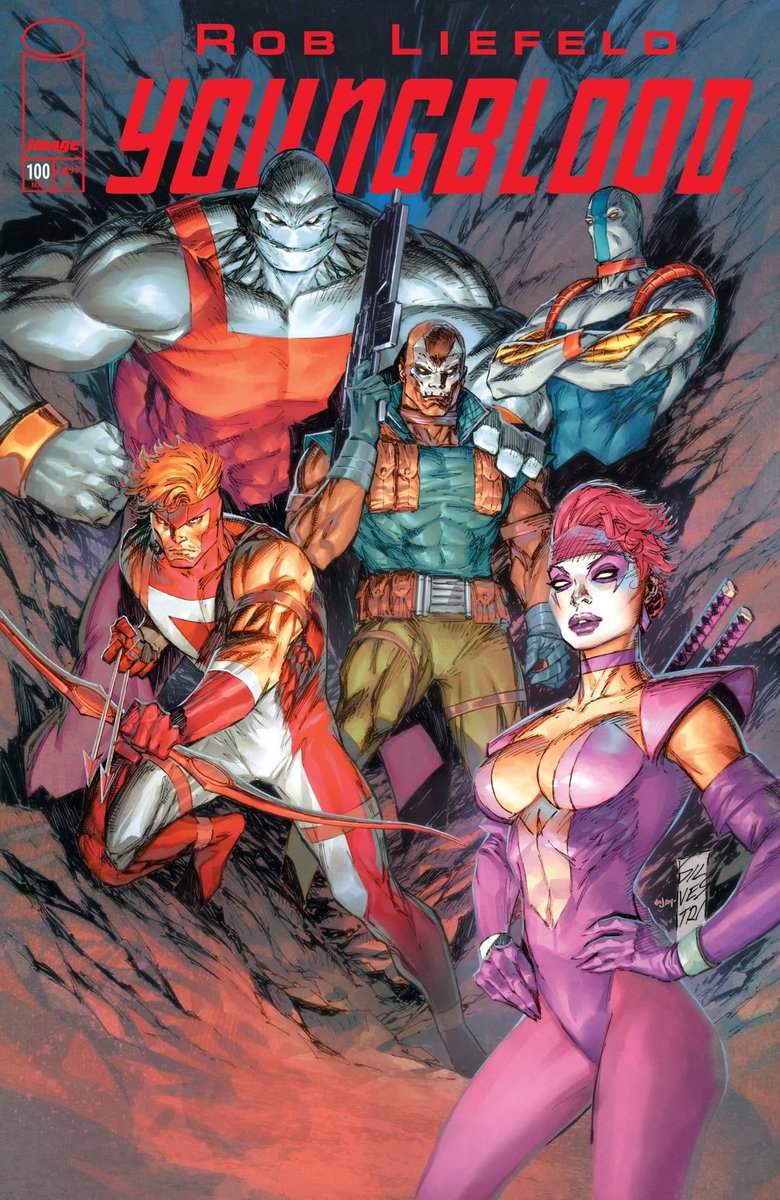 CoolComicArt's tweet photo. Wow. Marc Silvestri’s Youngblood cover is crazy cool 👀 https://t.co/uSPyXDlyOA