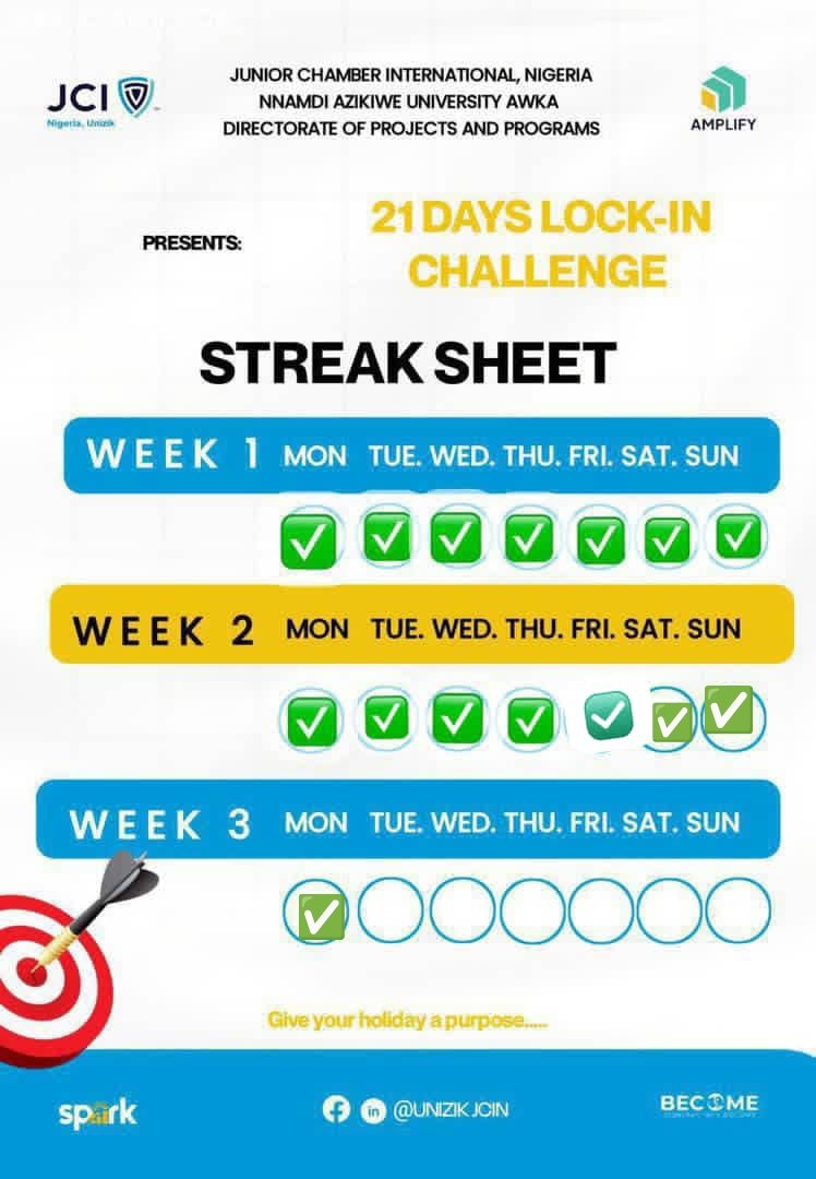 RBkelly001's tweet photo. "Day 15" I finished chapter 6 "Discovering your destiny" 
Lesson.. God has given us ability to do some things, we can't do everything well but can do some things well, therefore let's focus on our strength and make sure we are not missing out on destiny 
#locked_in
 @JCIN_Unizik https://t.co/5VGtn3vKn6
