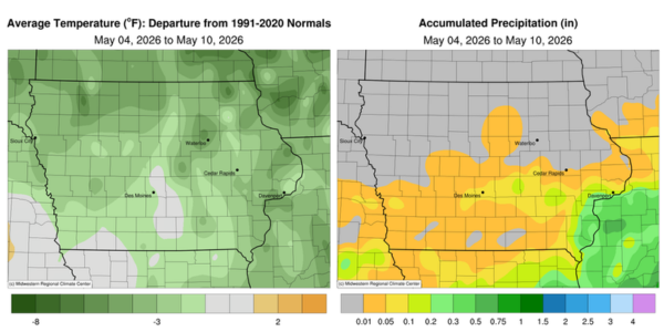 IADeptAg's tweet photo. Secretary @MikeNaigIA commented on today's Iowa Crop Progress &amp; Condition report, which was released by the @usda_nass. The report is released weekly April through November. The @IADeptAg also provides a weekly weather summary. #IowaAg
https://t.co/fsl0zom5hi https://t.co/A0JRrAdBe5
