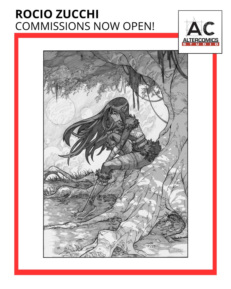 AltercomicsST's tweet photo. Commissions are OPEN with Rocio Zucchi! 🎨✨
Our very own Altercomics artist Rocio Zucchi is now available for commissions—don’t miss your chance to get a custom piece in her unique style!
#RocioZucchi #AltercomicsStudio #CommissionOpen https://t.co/KkJRHh2qgW