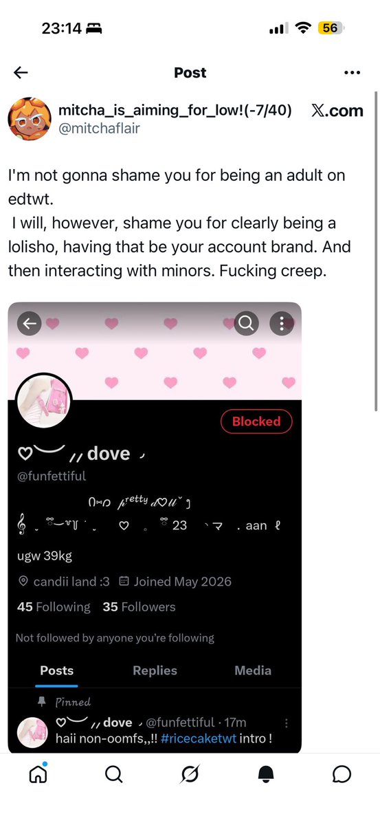 ♡⏝ shadowbanned AGAIN bruh ⸝⸝ dove ◞ tweet media