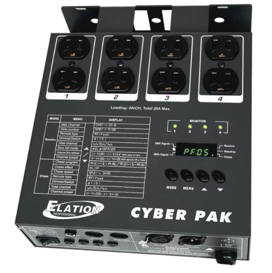 ELATION CYBER PAK イレーション ディマーパック 照明制御機器 照明制御機器 ディマーパック ELATION PAK CYBER イレーション