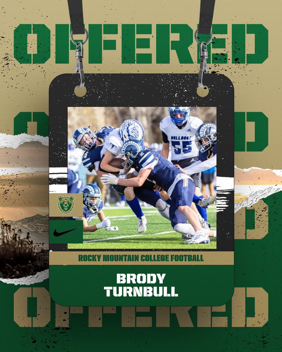BrodyTurnbull2's tweet photo. After a great call with @RandyBandelow, I’m blessed to receive my first offer to play football at Rocky Mountain College!

#AGTG @Rocky_Football #GoBattlinBears https://t.co/JTEzGlLmmg