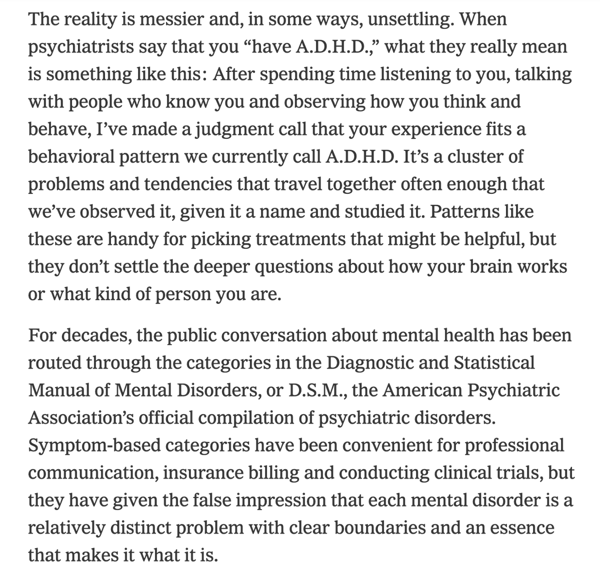 tracewoodgrains's tweet photo. Yes. This is an essential point, the mangling of which has badly distorted our collective cultural understanding, and it's great to see it in the New York Times. https://t.co/fRhV7LK50c